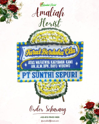 Papan Bunga Duka di Buru Selatan